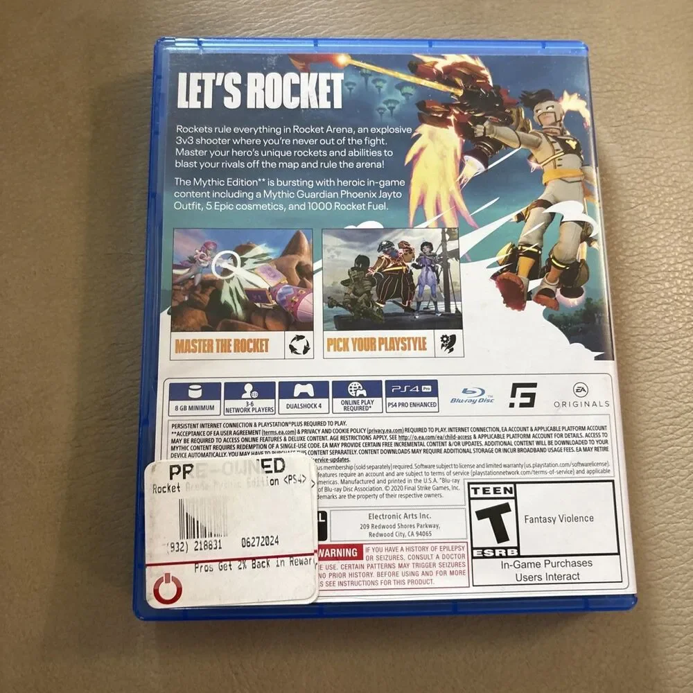 PS4  - Rocket Arena Mythic Edition